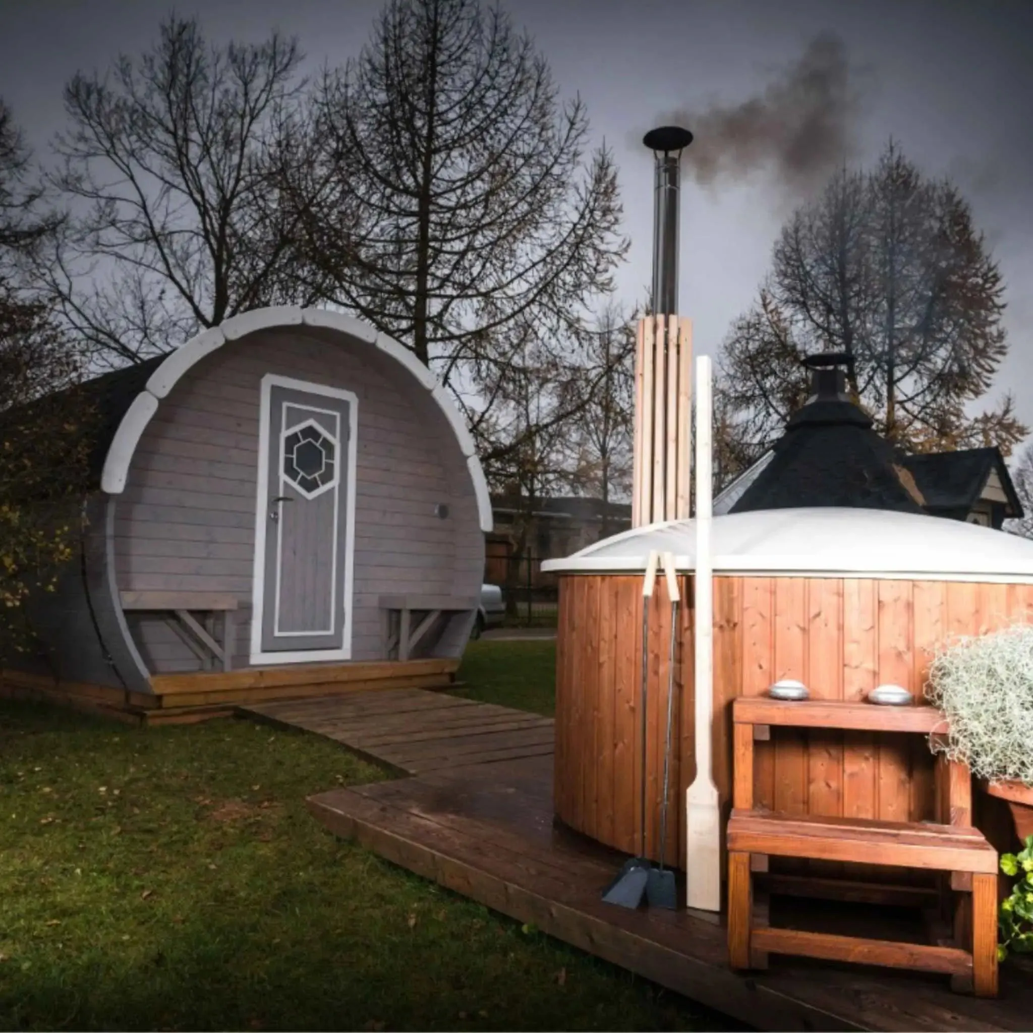 Luxury Ofuro 5-8 Person Finnish Hot Tub logo