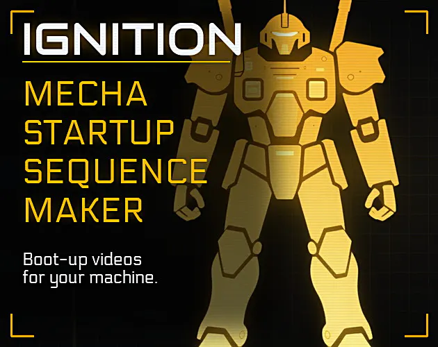 IGNITION - Mecha Startup Sequence Maker logo