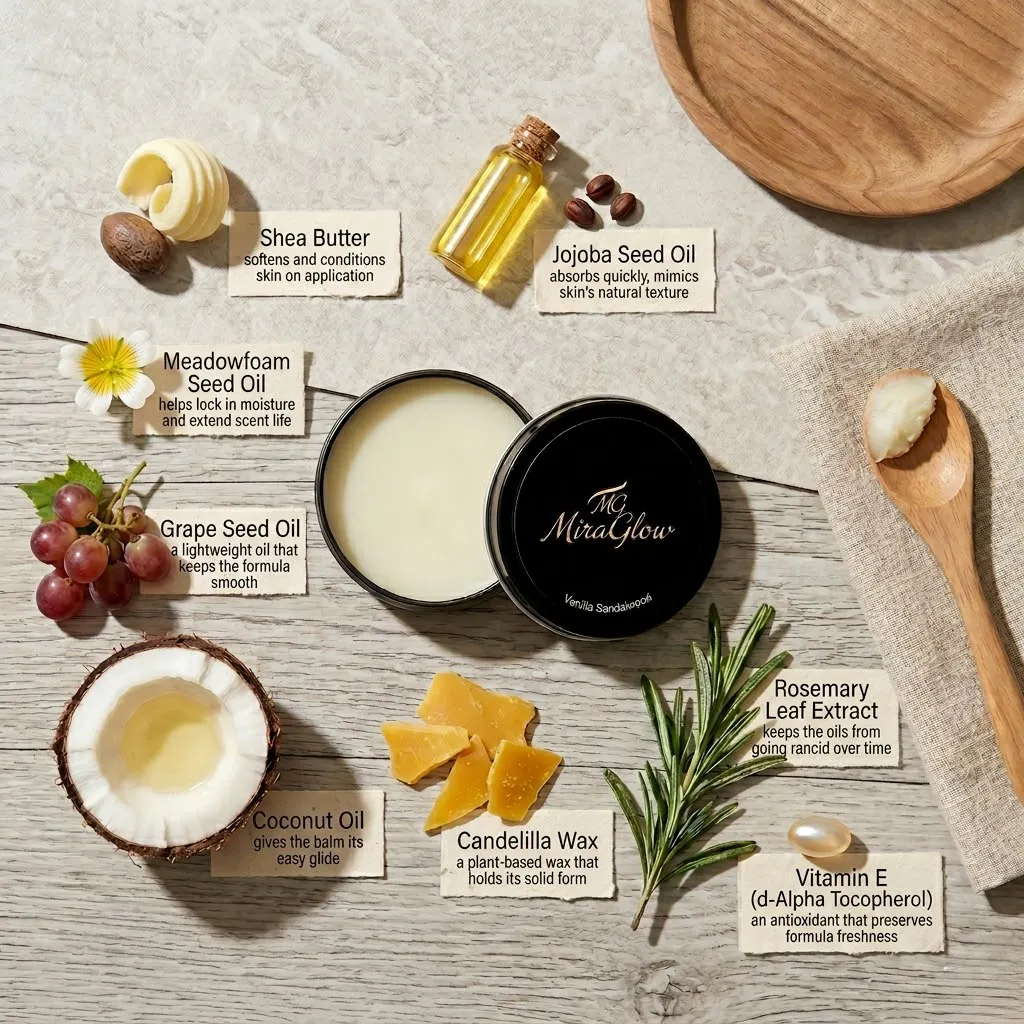 Vanilla Sandalwood Solid Perfume logo