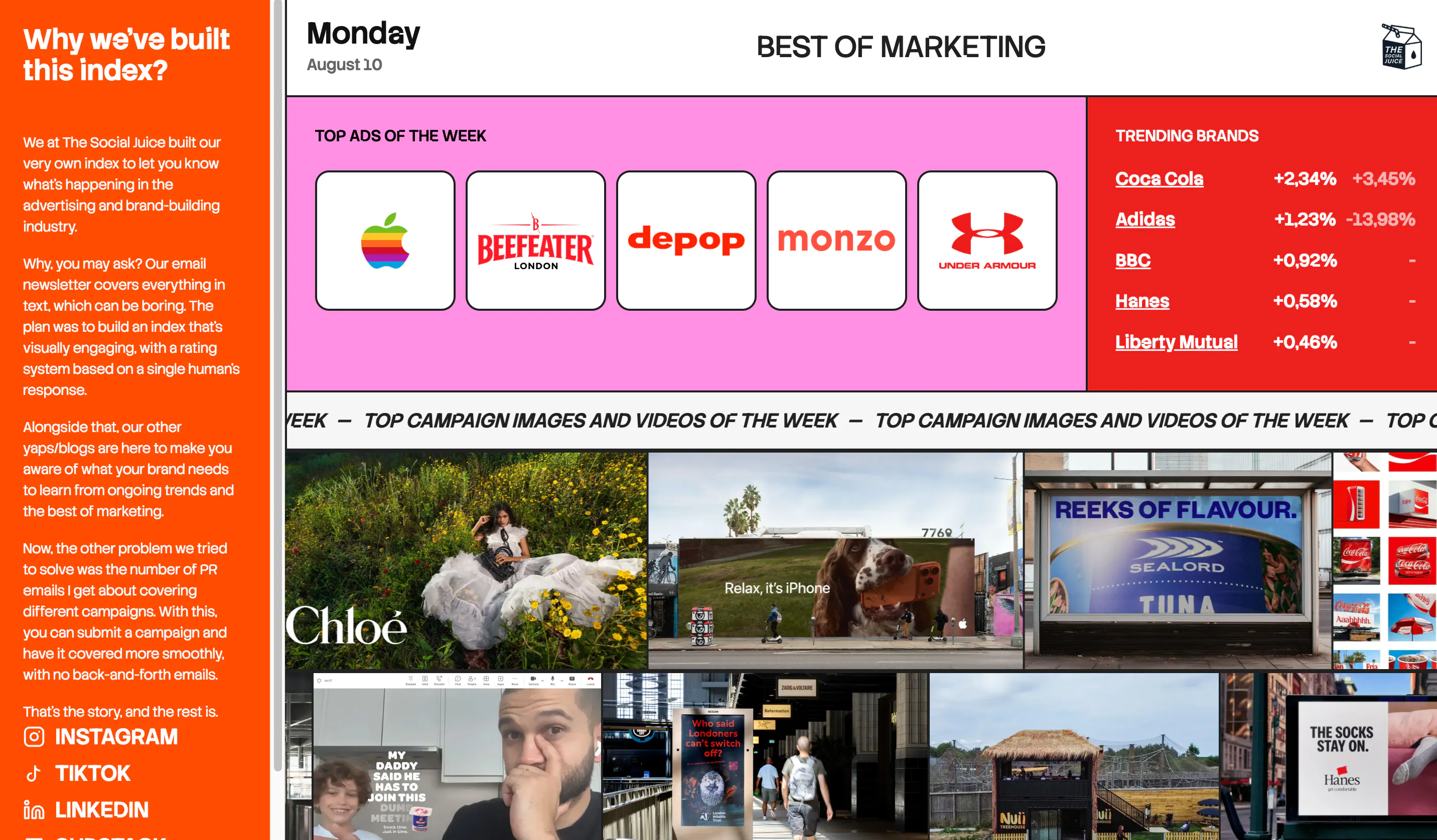 Best of Marketing Index logo
