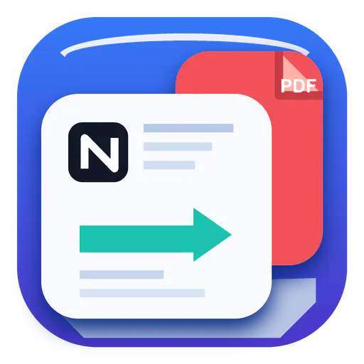 Notion to PDF logo