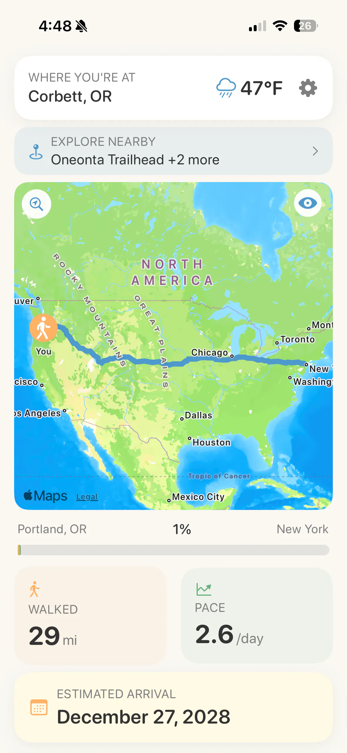 Garfunkel Walking App logo