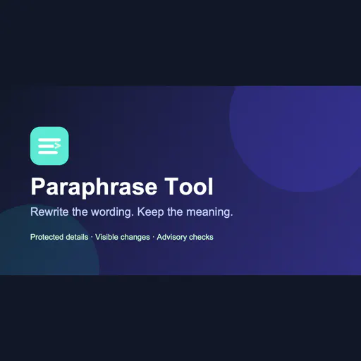 Free Paraphrase Tool logo