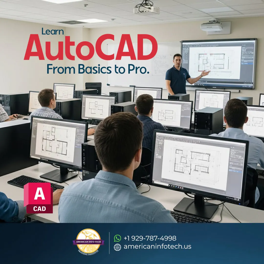 Autocad training logo
