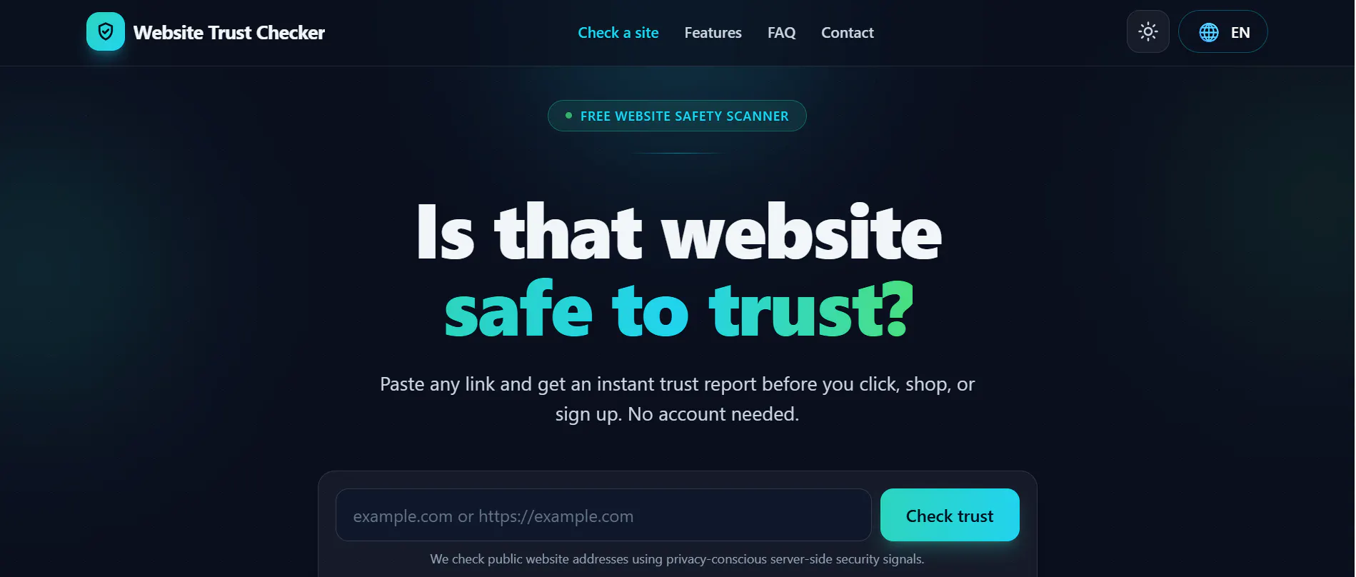 Website Trust Checker logo