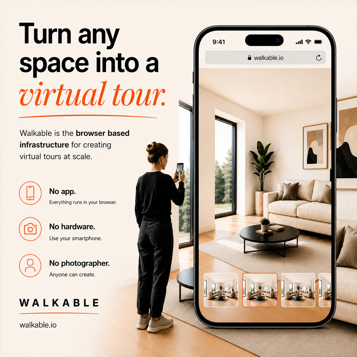 Walkable logo