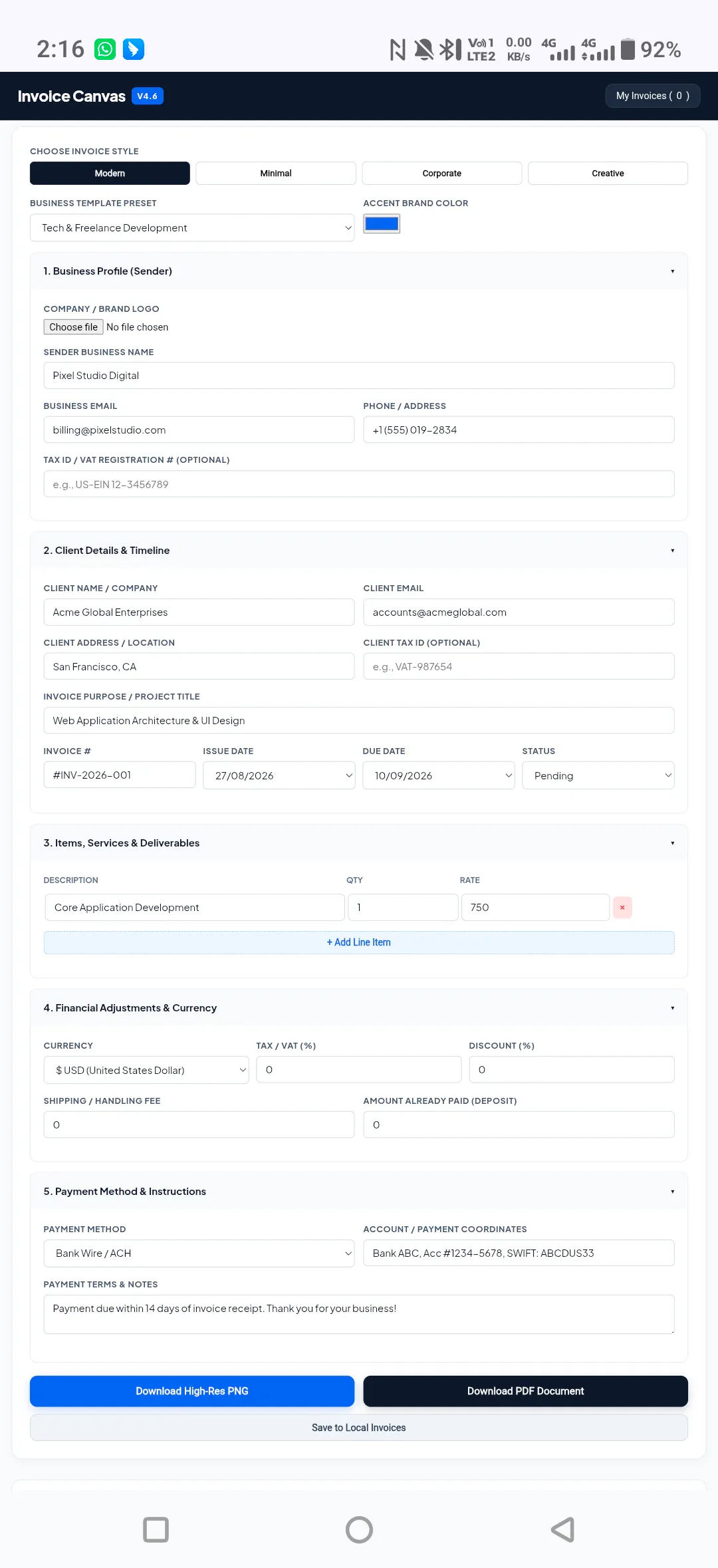 Invoice Canvas logo