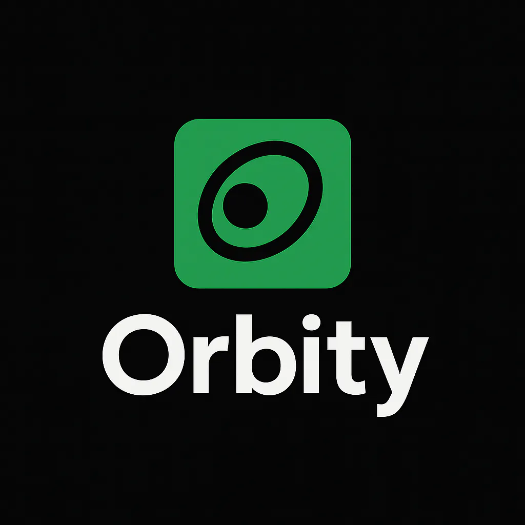 Websites that win clients — Orbity logo