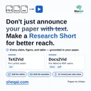 TeX2Vid: Convert papers into videos logo